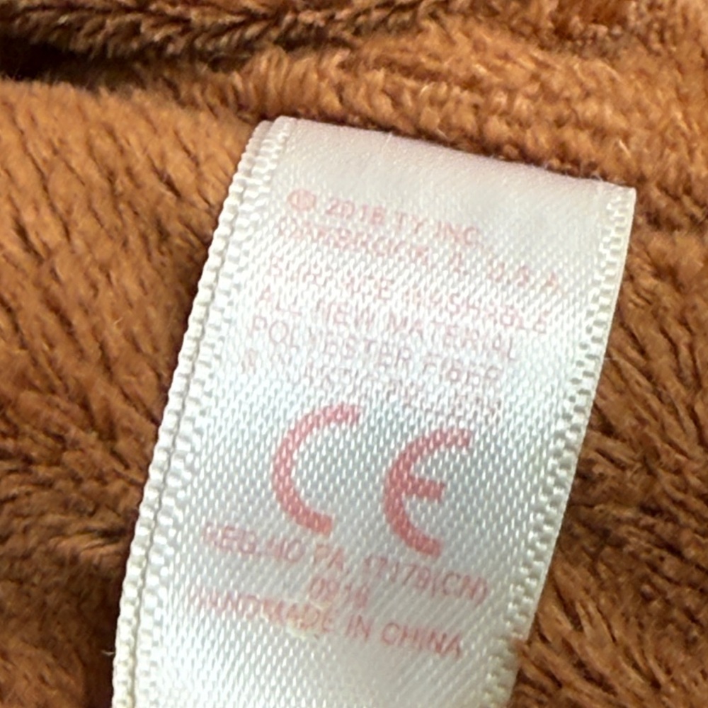 Ty Plush Monkey in Soft Brown - Picture 10 of 10